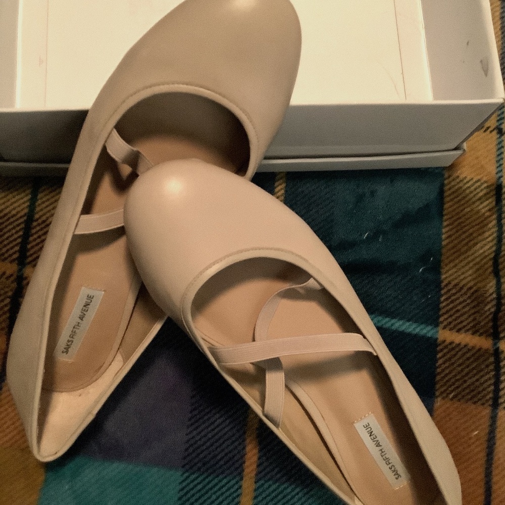 Saks Fifth Avenue Ballet Flats
